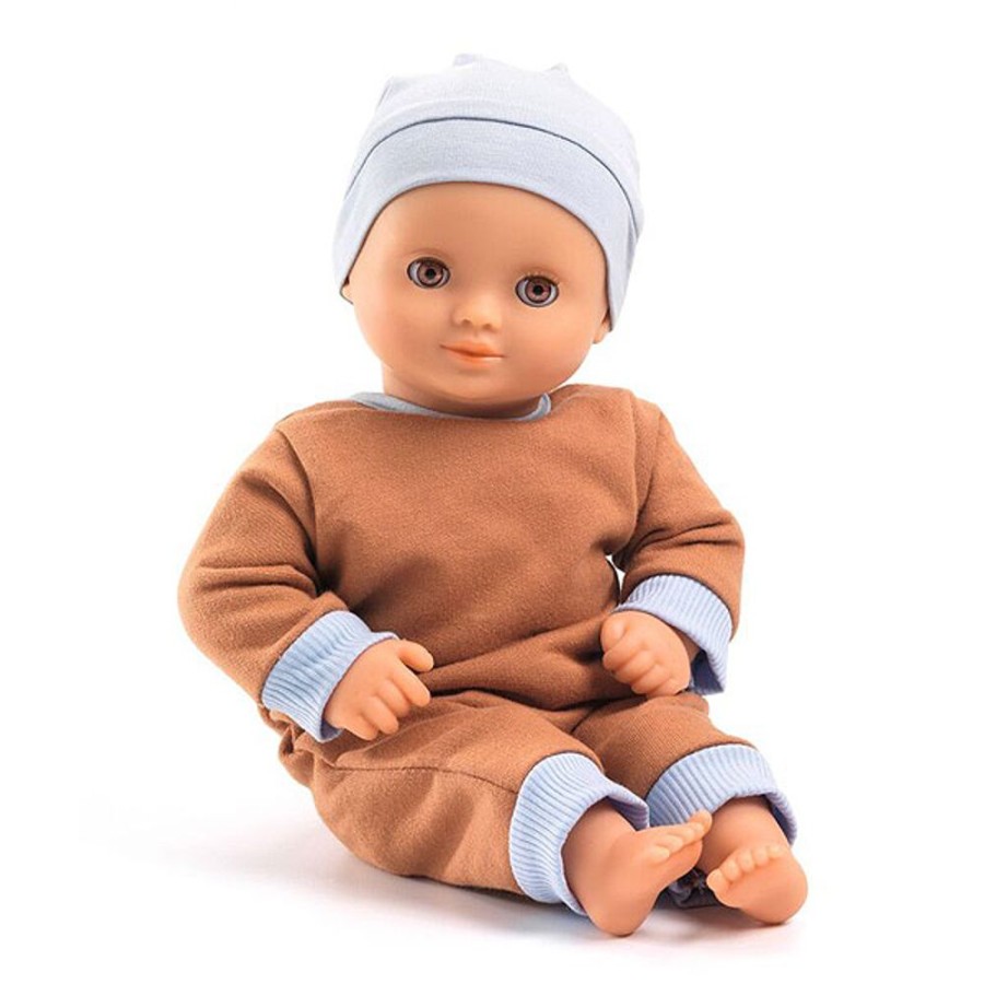 By Category Djeco | Djeco Pomea Soft Body Doll - 32Cm - Boy - Praline