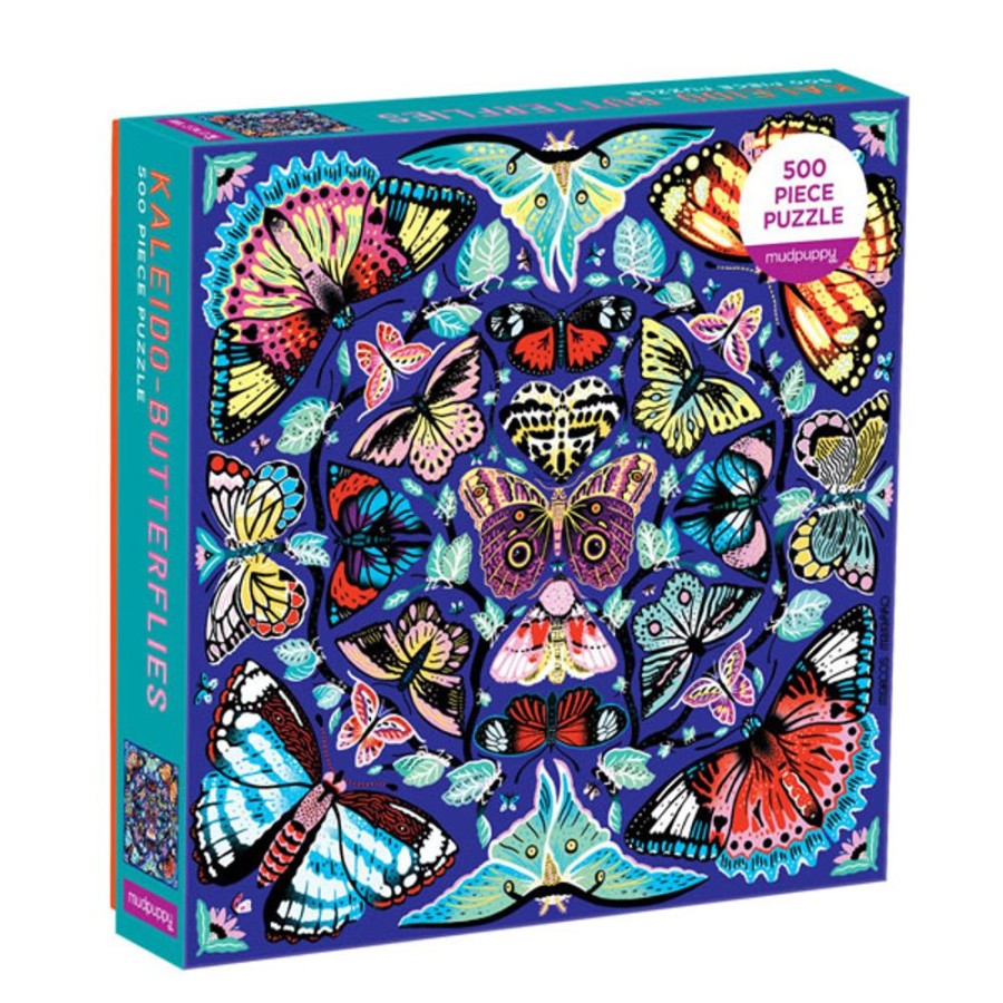 By Category Mudpuppy | Mudpuppy Puzzle - Kaleido Butterflies (500 Pieces, 8+ Yrs)