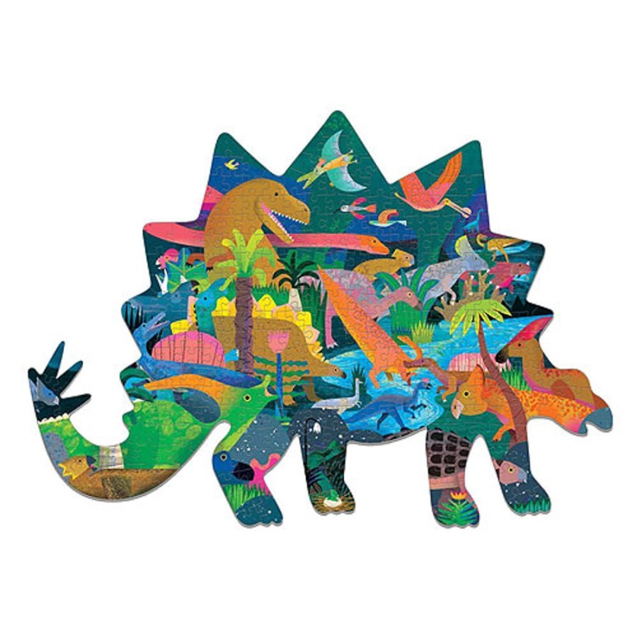 By Category Mudpuppy | Mudpuppy Shaped Puzzle - Dino (300 Pieces, 7+ Yrs)