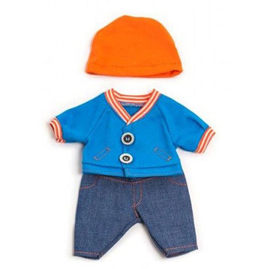 By Category Miniland Educational | Miniland 21Cm Doll Clothes Set - Autumn Denim