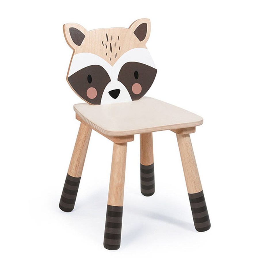 By Category Tender Leaf Toys | Tender Leaf Toys - Forest Wooden Raccoon Chair (3+ Yrs)