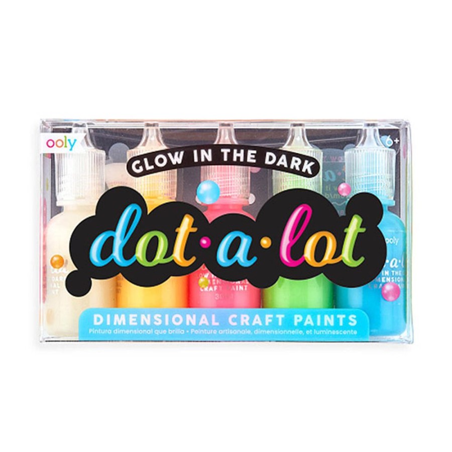 By Category OOLY | Ooly Glow In Dark Craft Paint - Dot.A.Lot (6+ Yrs)