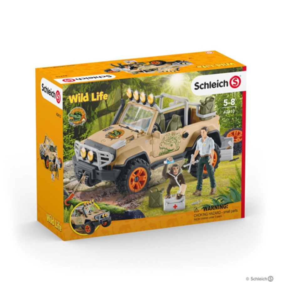 By Category Schleich | Schleich Wild Life - 4X4 Vehicle With Winch