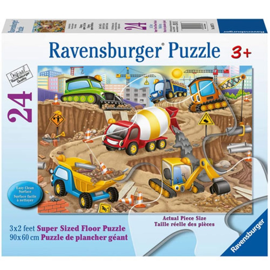 By Category Ravensburger | Ravensburger Construction Fun Puzzle (24 Pieces, 3+ Yrs)