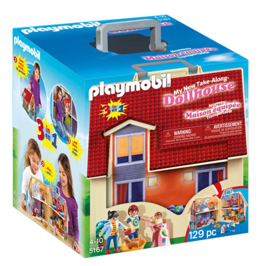 By Category Playmobil | Playmobil Take Along Modern Doll House (4+ Years)