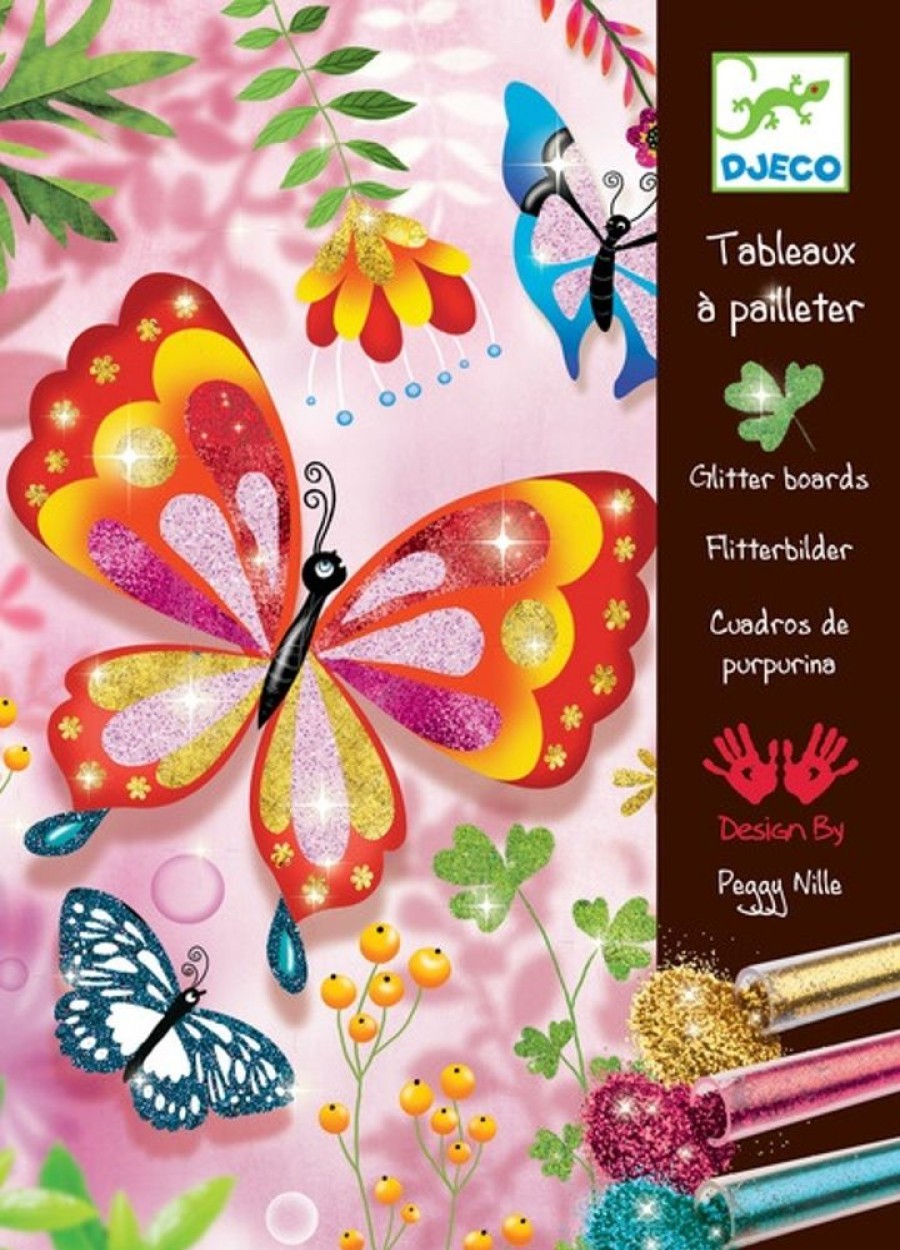 By Category Djeco | Glitter Butterflies Art Kit By Djeco (7+ Yrs)