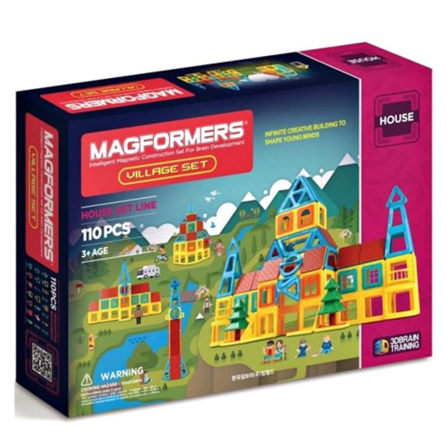 By Category Magformers | Magformers House Series - Village Set (110 Pieces, 3+ Yrs)