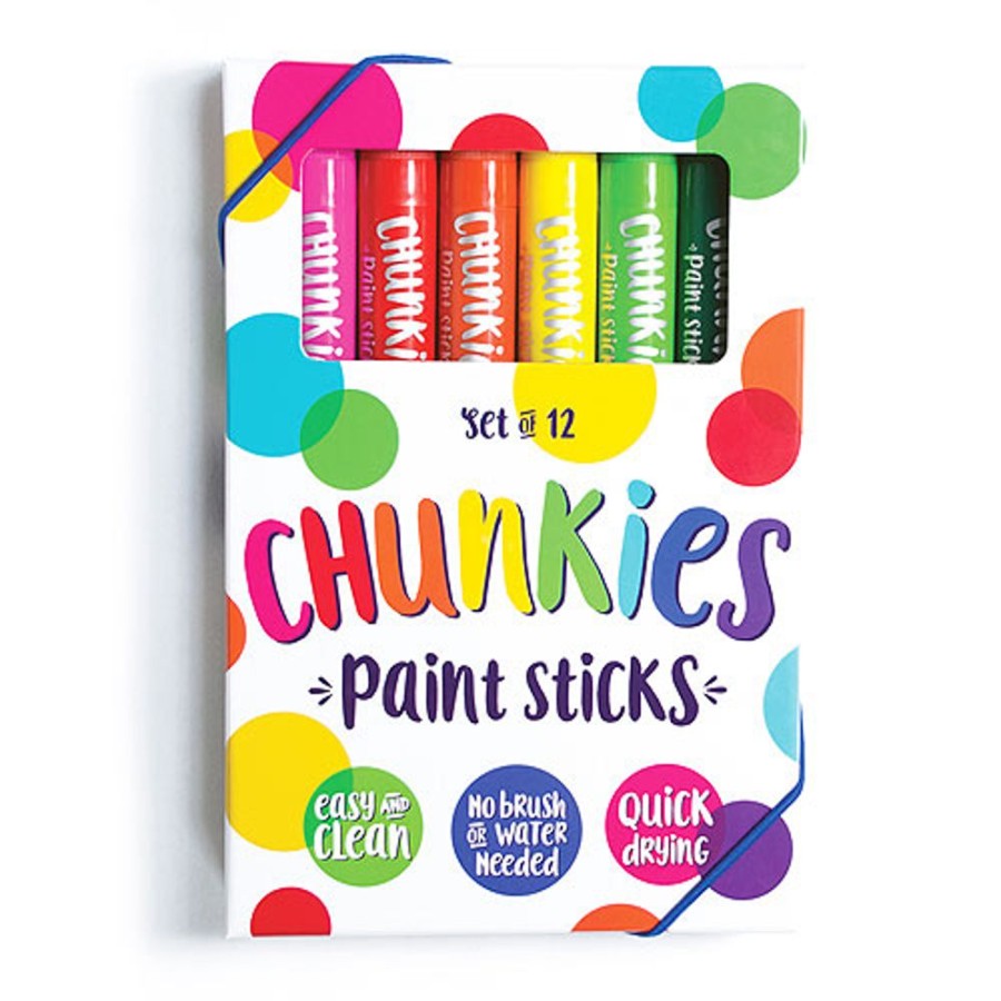 By Category OOLY | Chunky Paint Sticks (Pack Of 12)