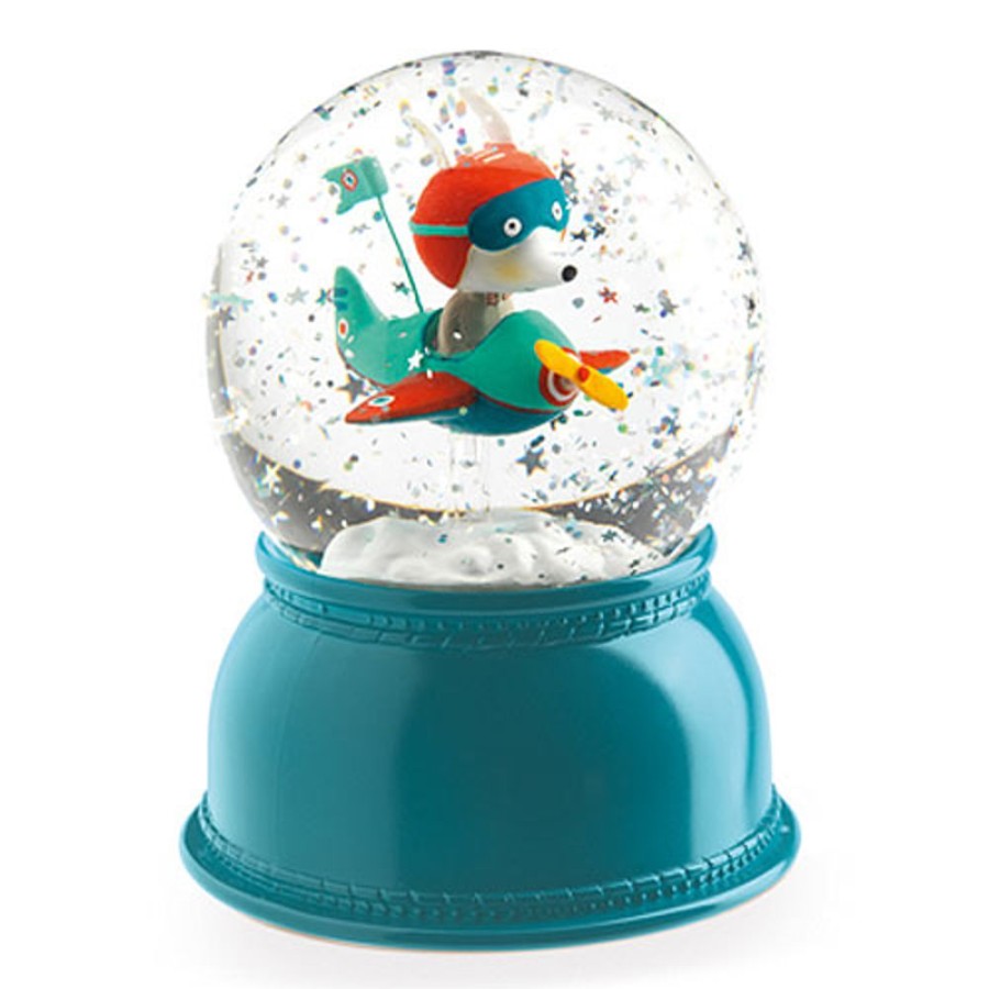 By Category Djeco | Djeco Airplane Snow Globe Night Light