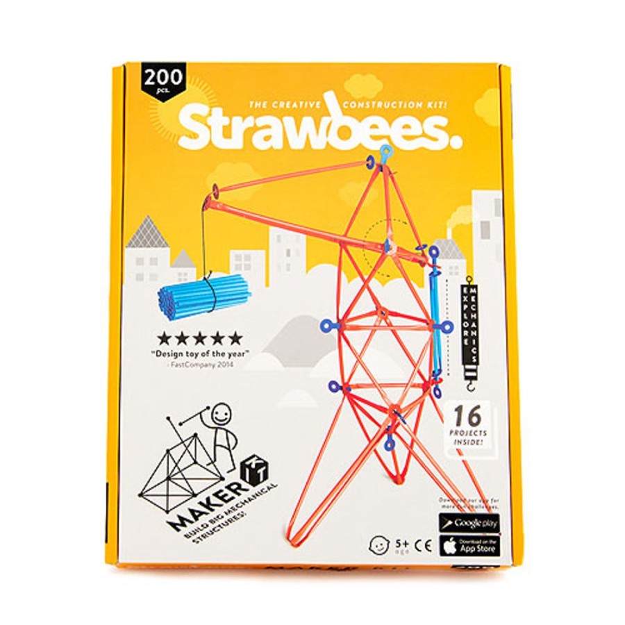 By Category Strawbees | Strawbees Maker Kit (200 Pieces, 5+ Yrs)