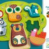 By Category Djeco | Oski Wood Felt Puzzle (Peg Puzzle, 12+ Mths)