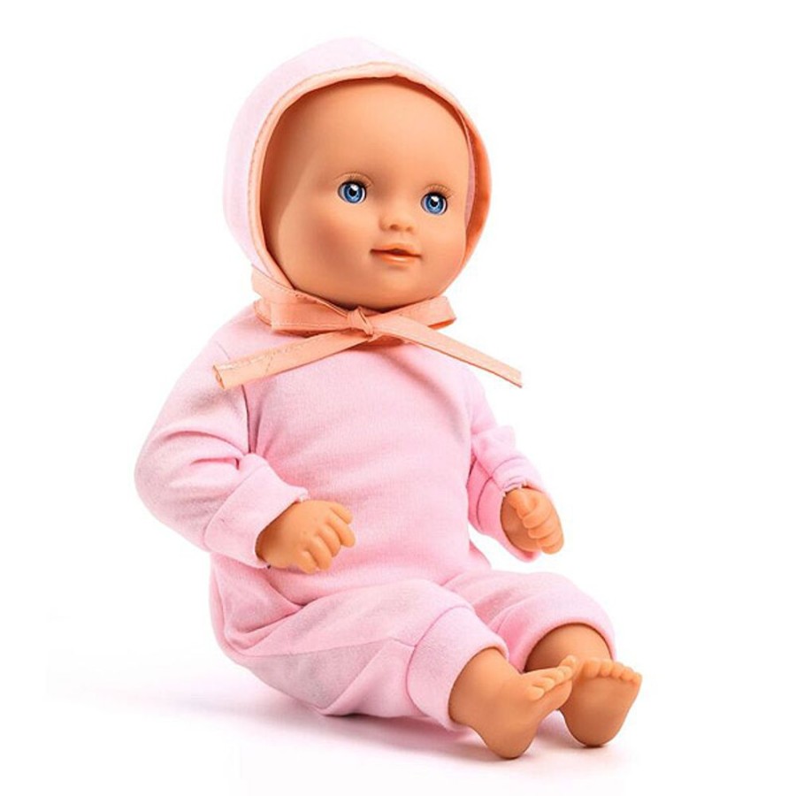 By Category Djeco | Djeco Pomea Soft Body Doll - 32Cm - Girl - Lila Rose