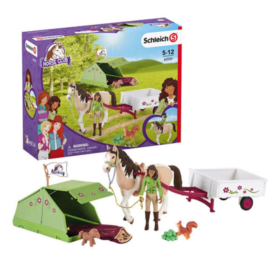 By Category Schleich | Schleich Horse Club Sarah'S Camping Adventure