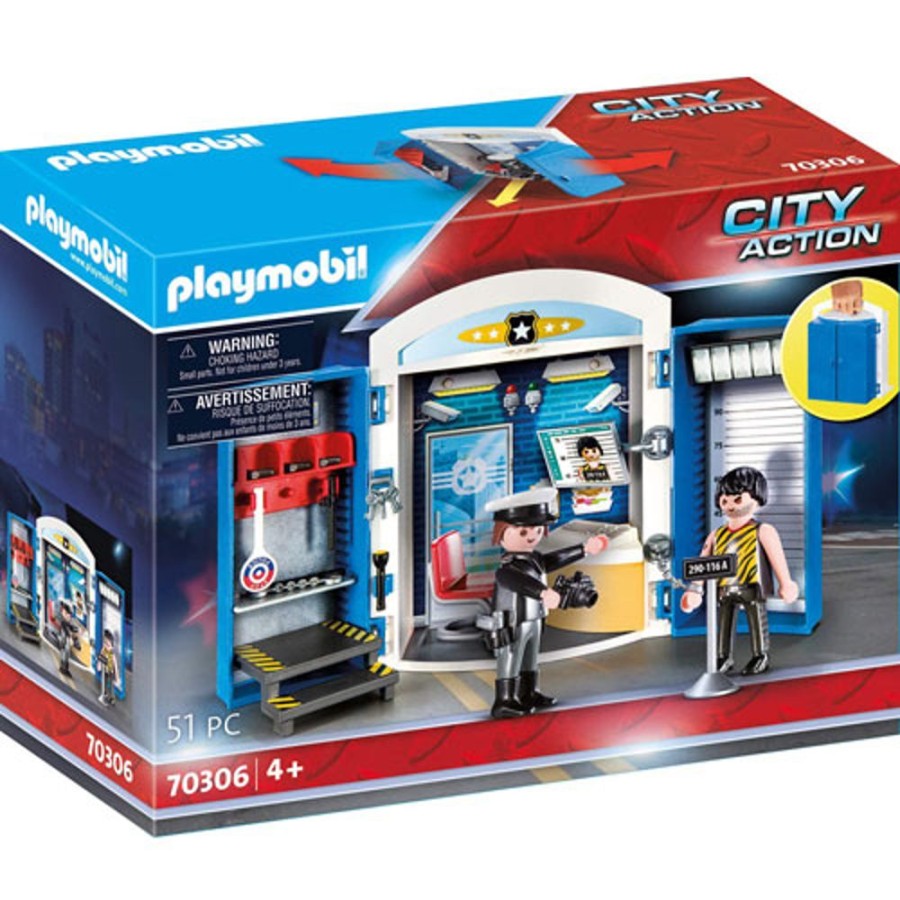 By Category Playmobil | Playmobil City Action - Police Station Play Box (4+ Years)