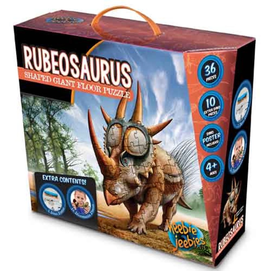 By Category Heebie Jeebies | Heebie Jeebies Rubeosaurus Shaped Floor Puzzle (36 Pieces)