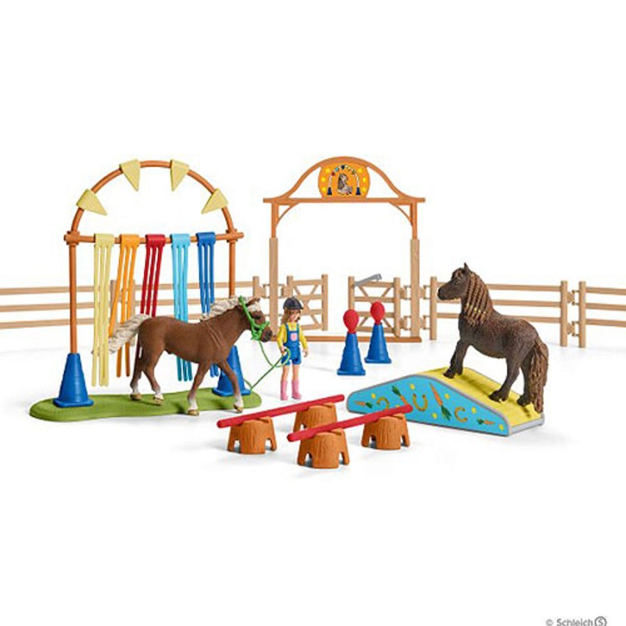 By Category Schleich | Schleich Pony Agility Training Set