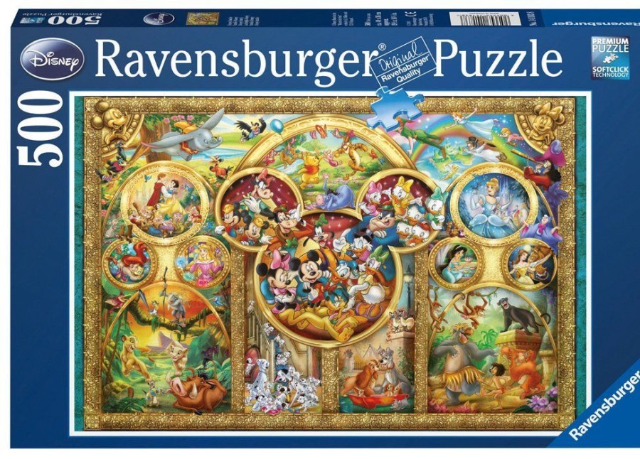 By Category Ravensburger | Ravensburger Disney Family Puzzle (500 Pieces, 12+ Yrs)