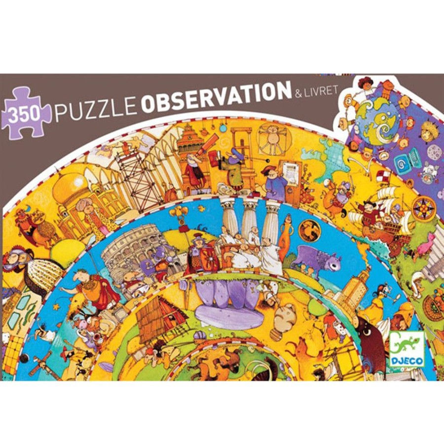 By Category Djeco | Discovery Observation History World Puzzle (350 Pieces, 8-10 Yrs)