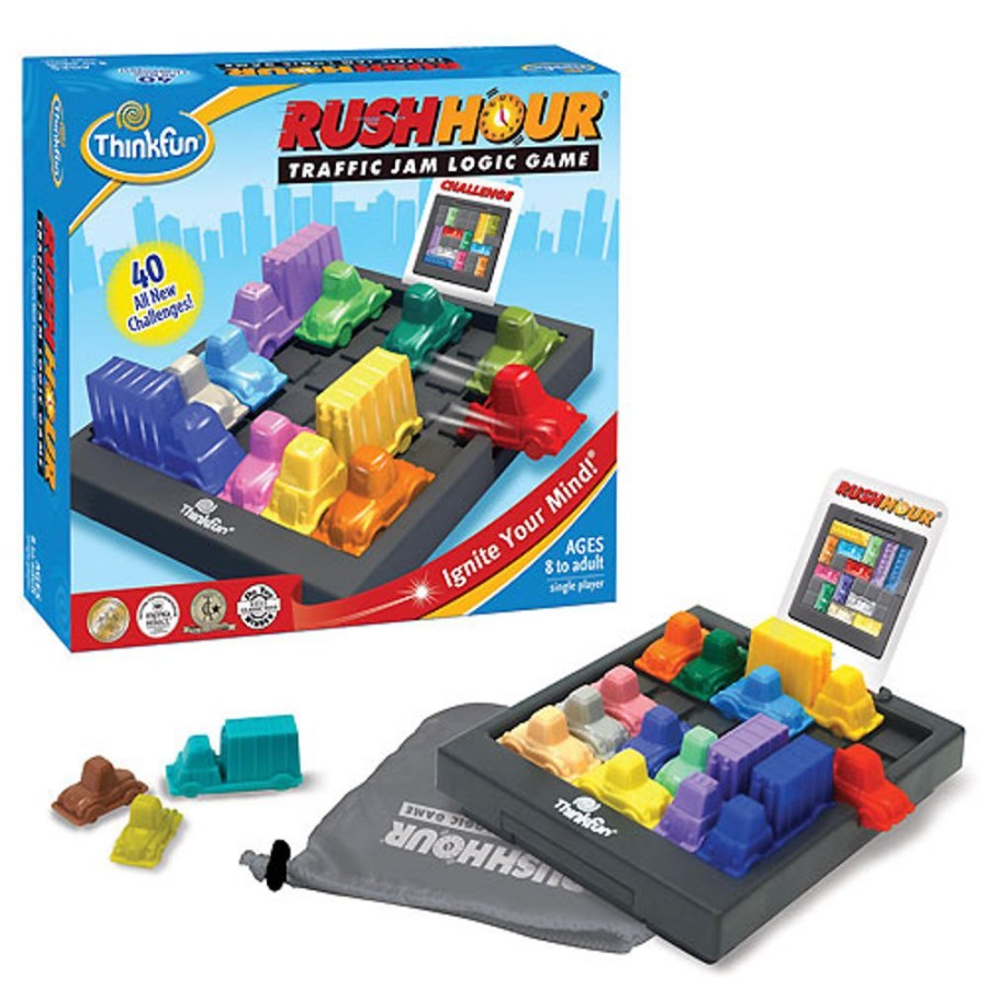 By Category ThinkFun | Rush Hour Logic Game (8+ Yrs)