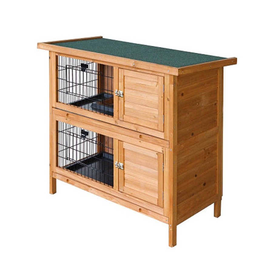 By Category i.Pet | I.Pet - Rabbit Hutch Wooden Pet Hutch 82Cm X 91.5Cm X 45Cm