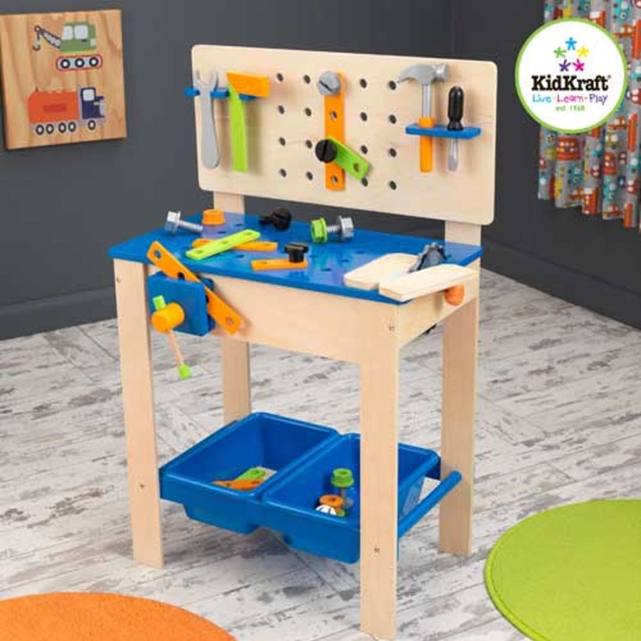 By Category KidKraft | Kidkraft Kids Deluxe Work Bench W/Tools