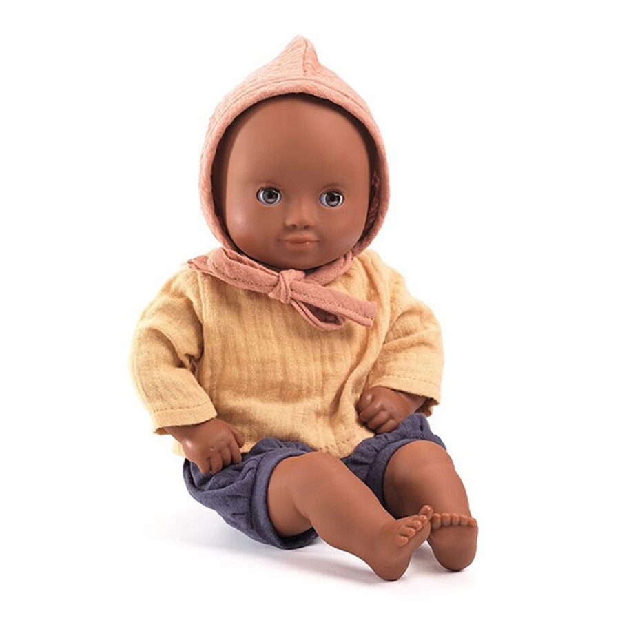 By Category Djeco | Djeco Pomea Soft Body Doll - 32Cm - Boy - Mimosa