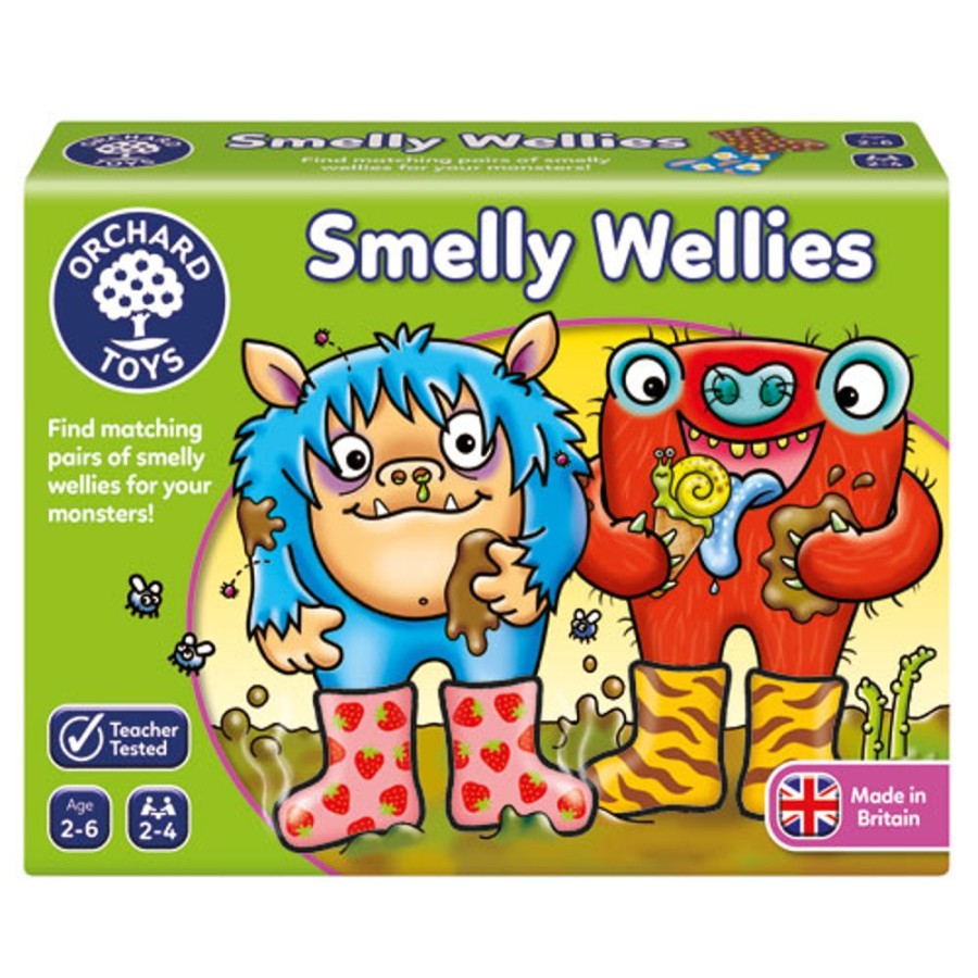 By Category Orchard Toys | Orchard Toys Matching Pairs Game - Smelly Wellies (2-6 Yrs, 2-4 Players)