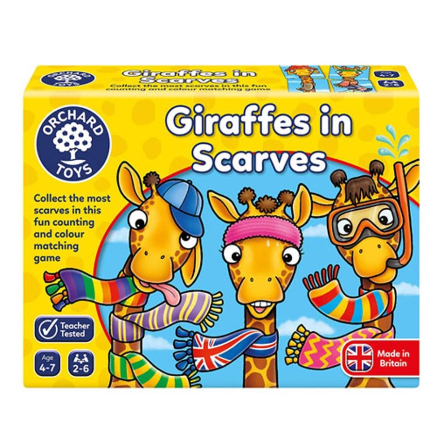 By Category Orchard Toys | Orchard Toys Matching Game - Giraffes In Scarves (4-7 Yrs, 2-6 Players)