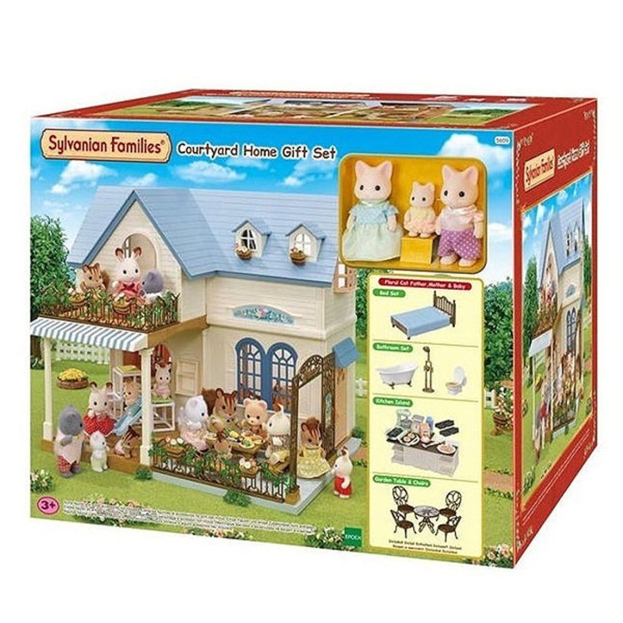 By Category Sylvanian Families | Sylvanian Families - Courtyard Home Gift Set (#5609)