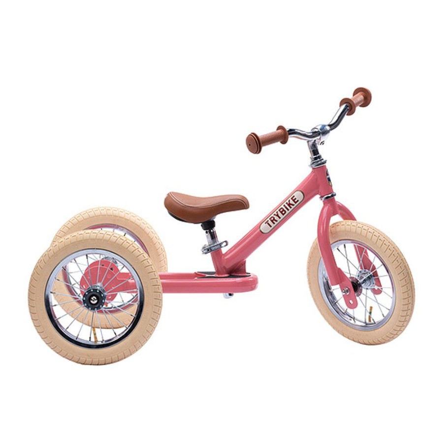 By Category Trybike | Trybike Steel 2-In-1 Tricycle And Balance Bike - Pink