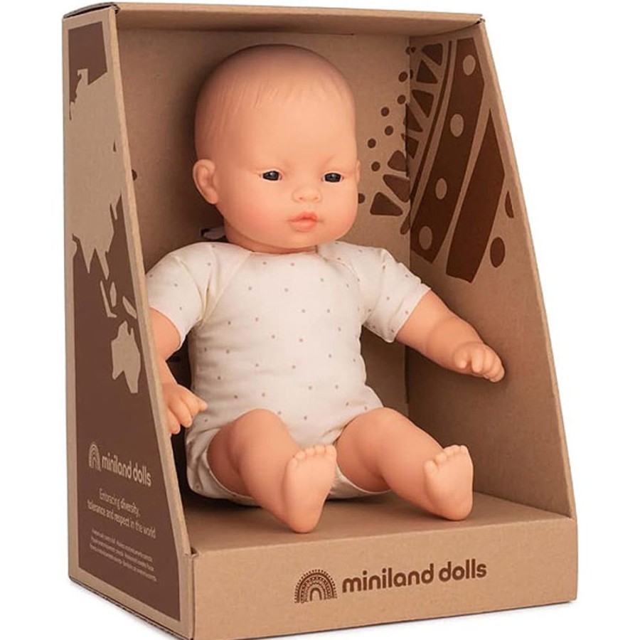 By Category Miniland Educational | Miniland 32Cm Soft Body Doll - Asian (18+ Mths)