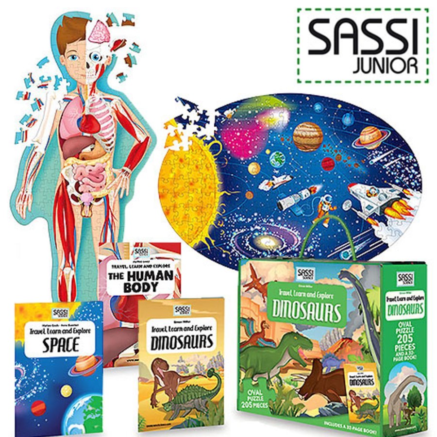 By Category Sassi Junior | Sassi Junior Book And Puzzle Set Selection (6+ Yrs)