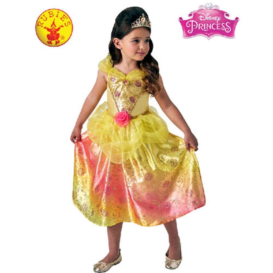 By Category Rubies Deerfield | Disney Belle Rainbow Deluxe Child Costume Size 3-5 (3 To 5 Years)