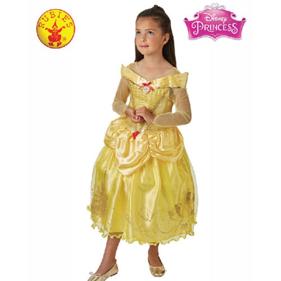 By Category Rubies Deerfield | Disney Belle And The Beast Deluxe Child Costume Size M (5 To 6 Years)