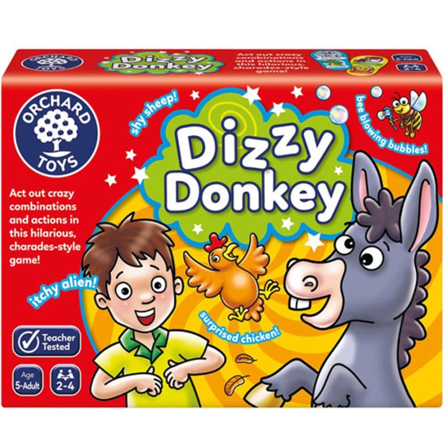 By Category Orchard Toys | Orchard Toys Dizzy Donkey Game (5+ Yrs, 2-4 Players)