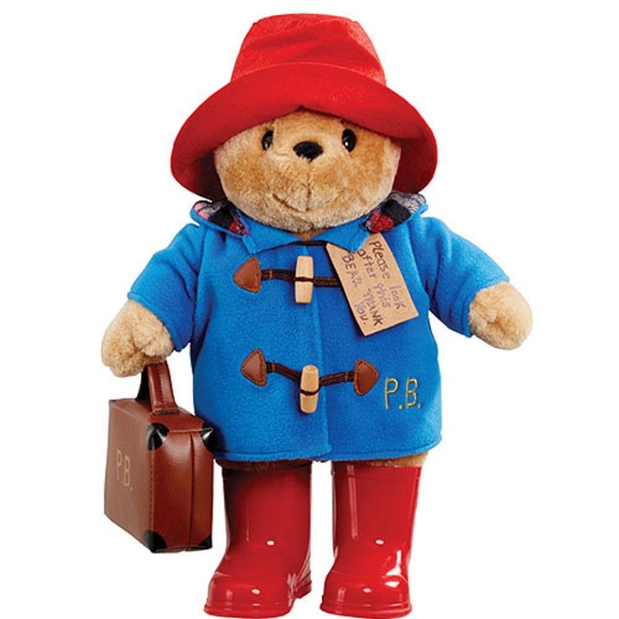 By Category Paddington Bear | Paddington With Boots, Embroidered Jacket And Luggage - Large (34Cm)