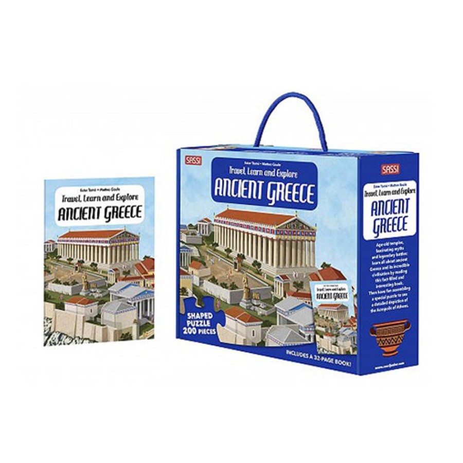 By Category Sassi Junior | Sassi Junior Travel, Learn And Explore - Ancient Greece (200 Pieces, 6+ Yrs)