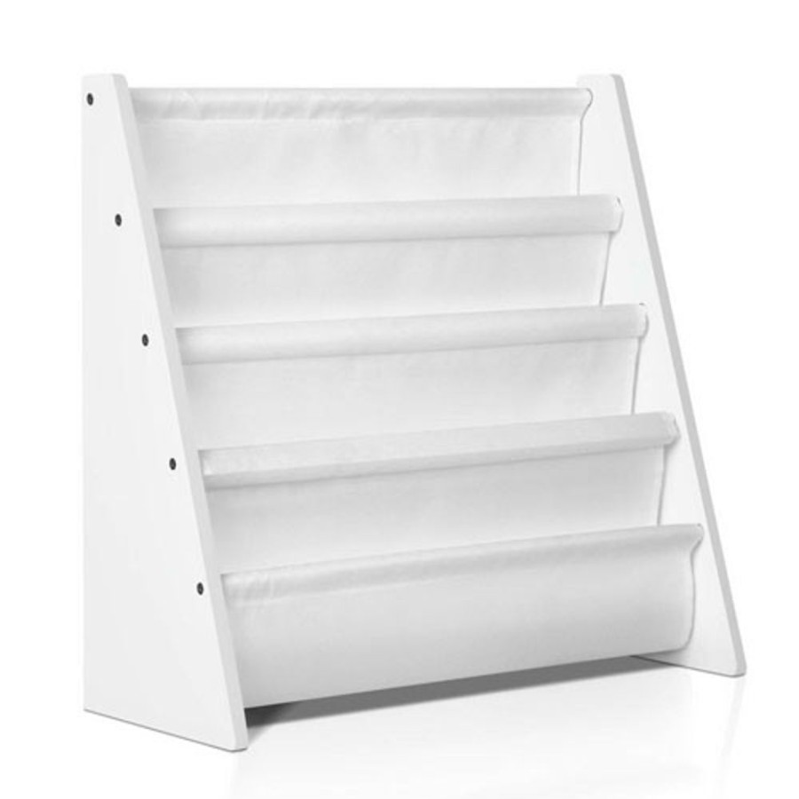 By Category Keezi | Kids Canvas Bookshelf Magazine Storage Unit