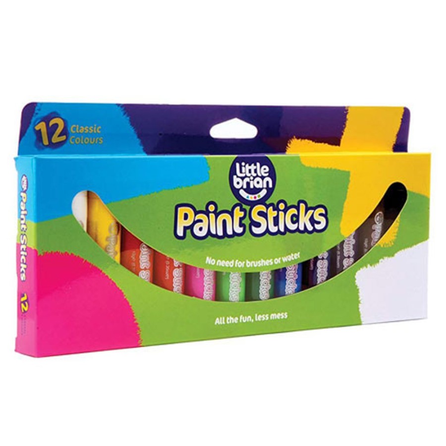 By Category Little Brian | Little Brian Paint Sticks - Classic (12 Pack)