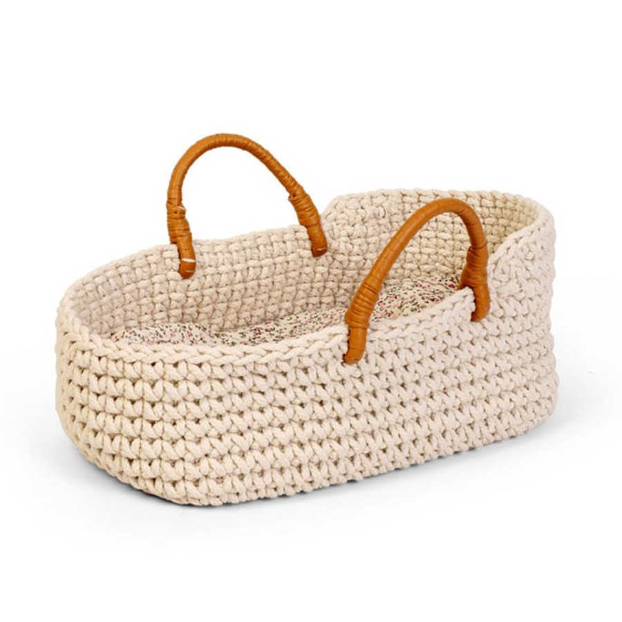 By Category by ASTRUP | Astrup Knitted Doll Basket And Bedding Set (35Cm, 2+ Yrs)