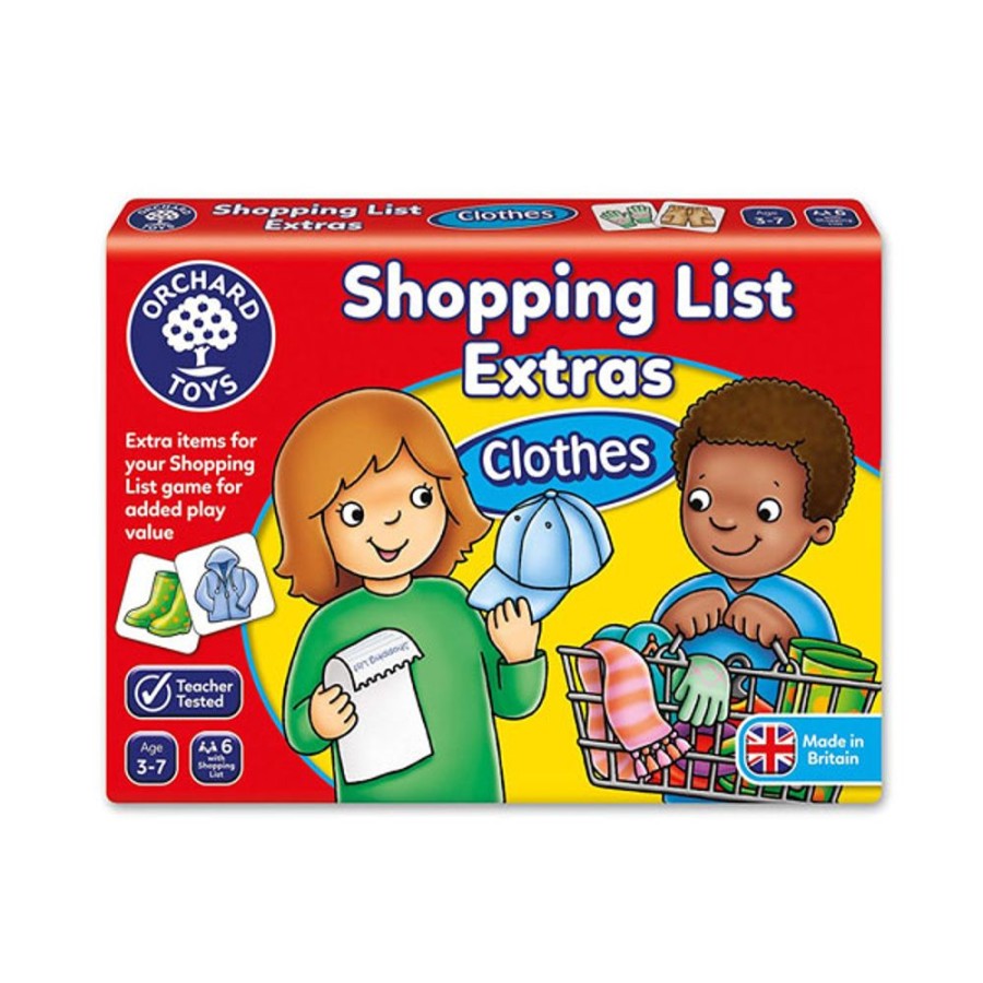 By Category Orchard Toys | Orchard Toys Shopping List Game - Clothes Booster Pack (3-7 Yrs)