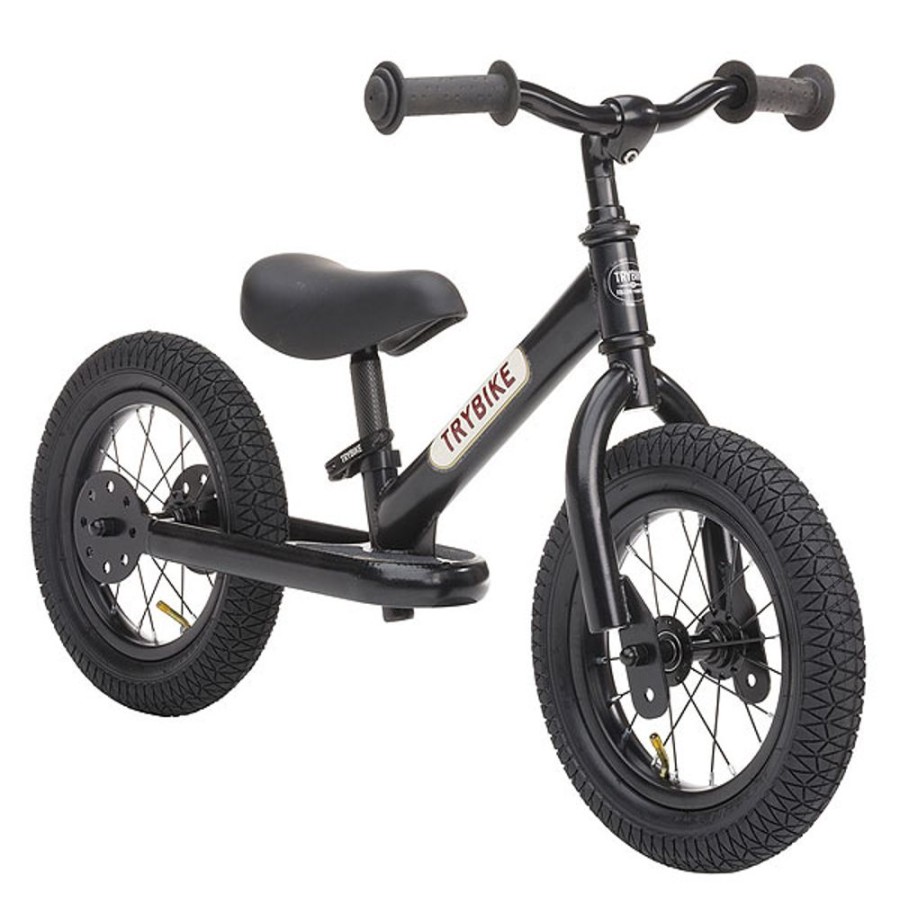 By Category Trybike | Trybike Steel 2-In-1 Tricycle And Balance Bike - Black