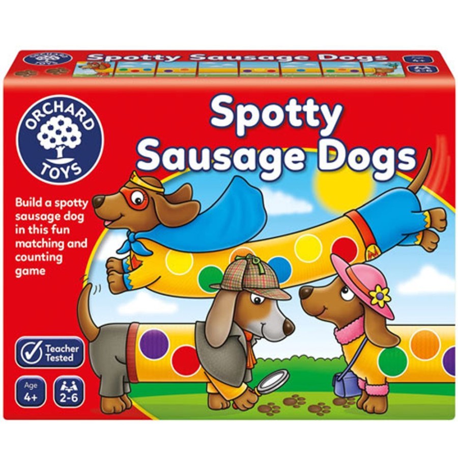 By Category Orchard Toys | Orchard Toys Spotty Sausage Dogs Game (4+ Yrs, 2-6 Players)