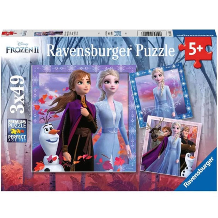 By Category Ravensburger | Ravensburger Frozen 2 The Journey Starts 3X49 Pieces Puzzles (3X49 Pieces, 5+ Years)