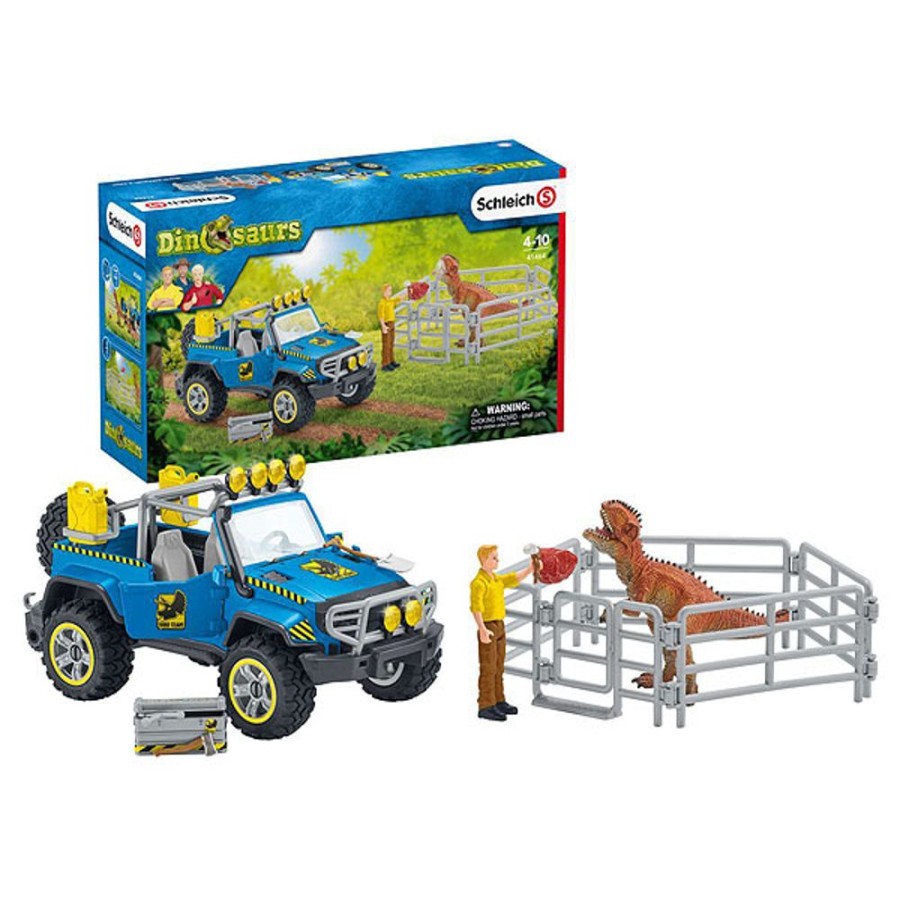 By Category Schleich | Schleich Dinosaur World - Off Road Vehicle With Dino Outpost (4-10 Years)