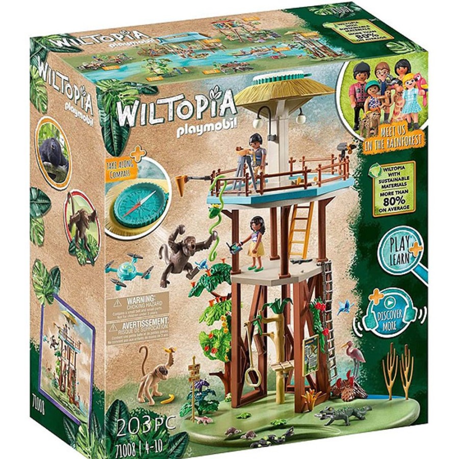 By Category Playmobil | Playmobil - Wiltopia - Research Tower With Compass