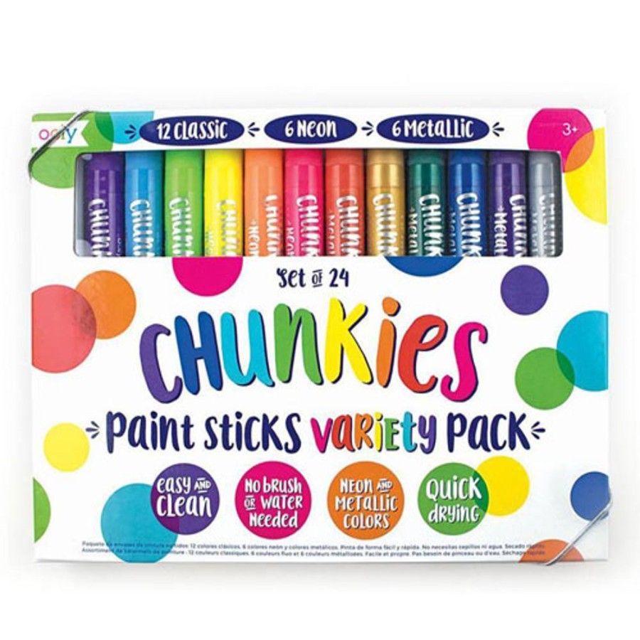 By Category OOLY | Chunky Paint Sticks (Pack Of 24)