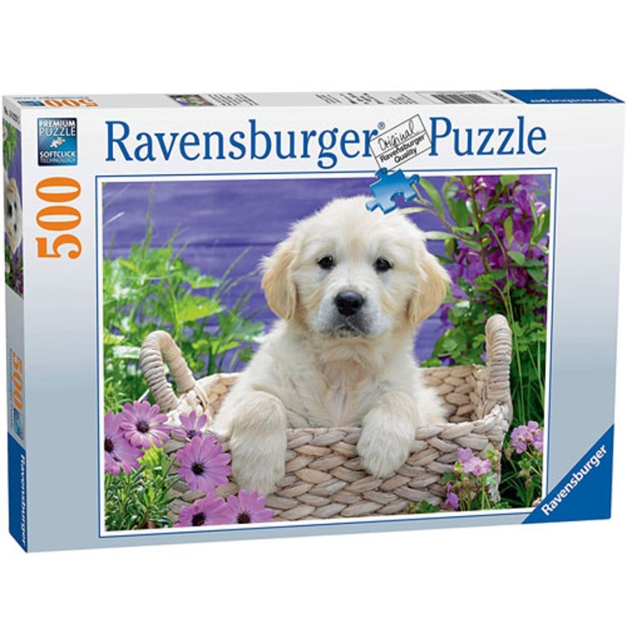 By Category Ravensburger | Ravensburger Sweet Golden Retriever Dog Puzzle (500 Pieces)