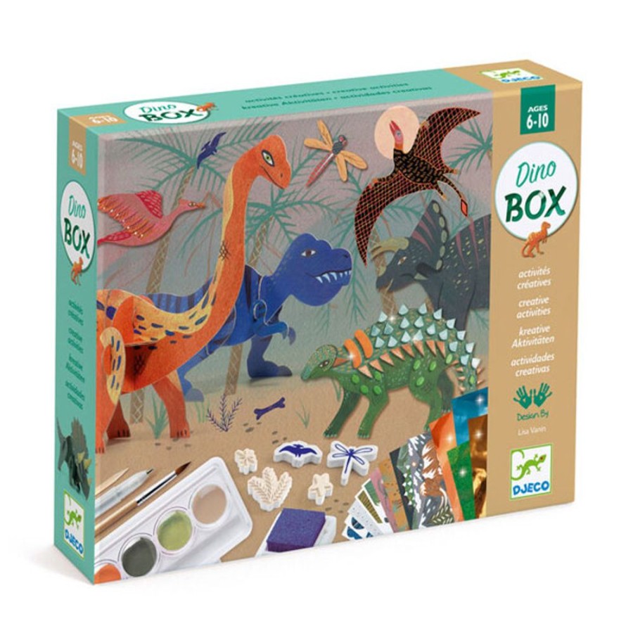 By Category Djeco | Djeco Multi Craft Box Set - World Of Dinosaurs (6+ Yrs)