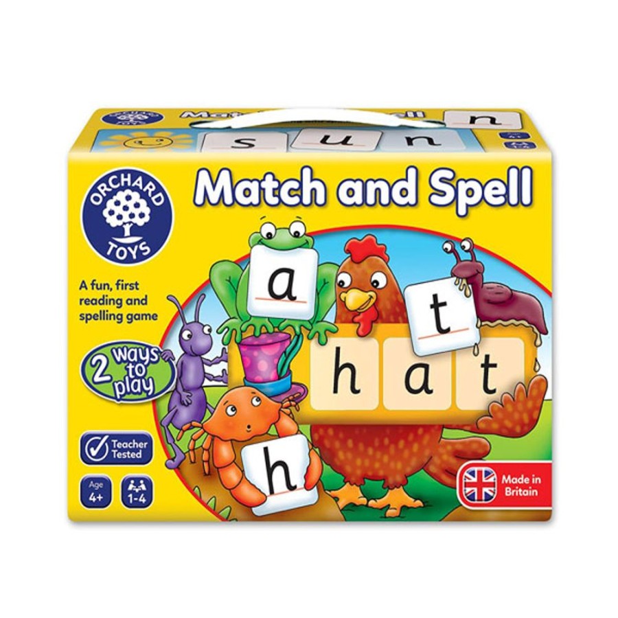 By Category Orchard Toys | Orchard Toys Match And Spell (4+ Yrs, 1-4 Players)